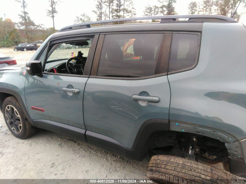 2015 Jeep Renegade Trailhawk VIN: ZACCJBCT9FPC23426 Lot: 40812328