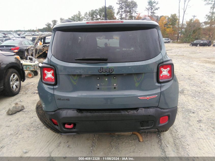 2015 Jeep Renegade Trailhawk VIN: ZACCJBCT9FPC23426 Lot: 40812328