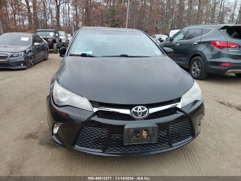 2015 Toyota Camry Se VIN: 4T1BF1FK3FU912222 Lot: 40812371