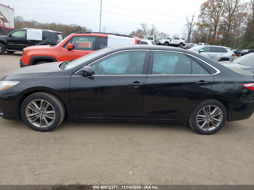 2015 Toyota Camry Se VIN: 4T1BF1FK3FU912222 Lot: 40812371