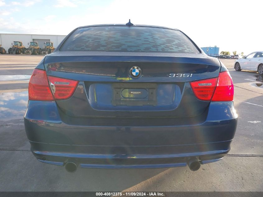 2011 BMW 335I VIN: WBAPM5C59BF181913 Lot: 40812375