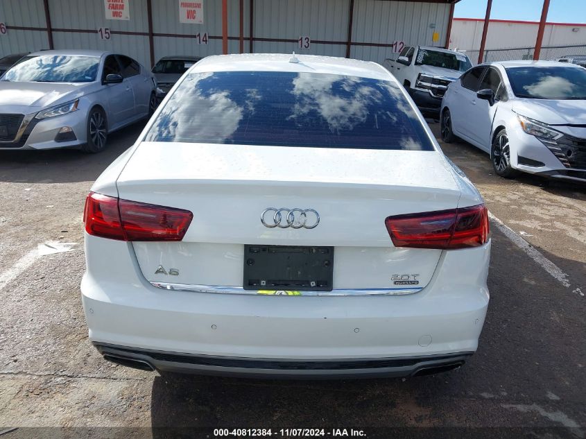 2016 Audi A6 2.0T Premium Plus VIN: WAUGFAFC3GN051281 Lot: 40812384