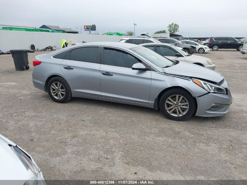 2015 Hyundai Sonata Se VIN: 5NPE24AF9FH179001 Lot: 40812386