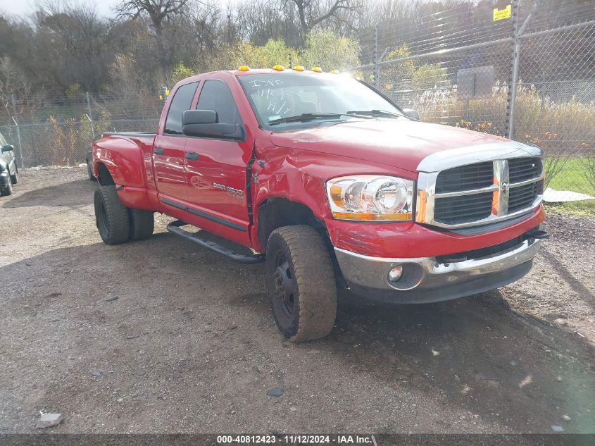 2006 Dodge Ram 3500 Slt/Sport VIN: 3D7MX48C86G179093 Lot: 40812423