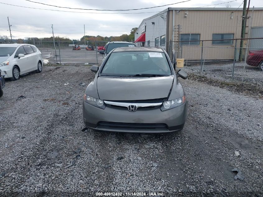 2007 Honda Civic Lx VIN: 2HGFA165X7H308087 Lot: 40812432