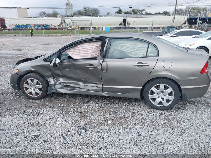 2007 Honda Civic Lx VIN: 2HGFA165X7H308087 Lot: 40812432