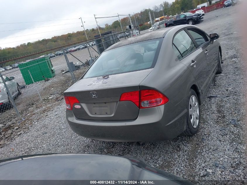 2007 Honda Civic Lx VIN: 2HGFA165X7H308087 Lot: 40812432