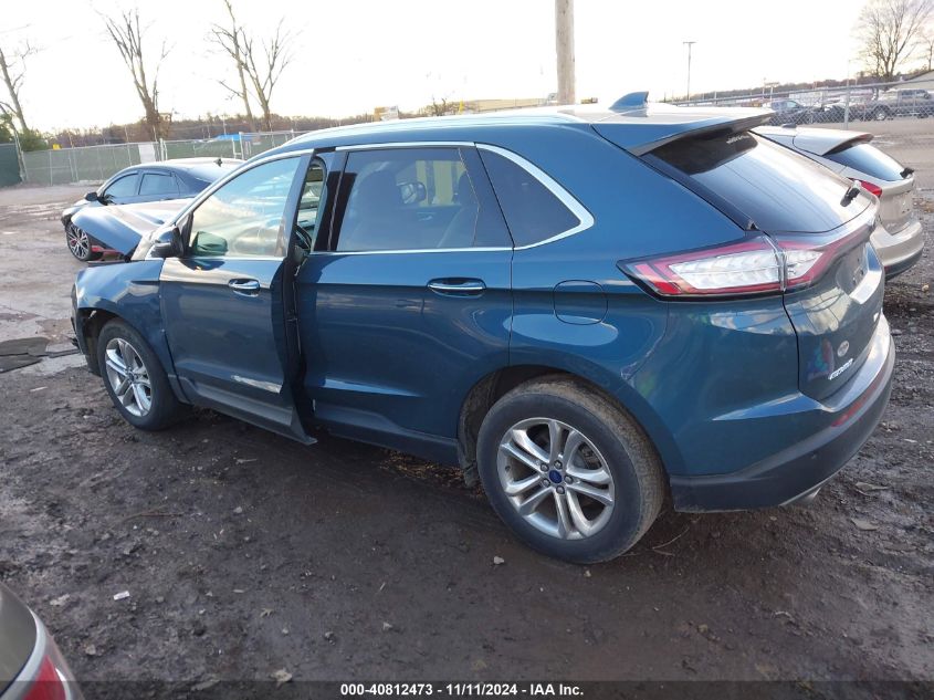 2016 Ford Edge Titanium VIN: 2FMPK3K80GBB48344 Lot: 40812473