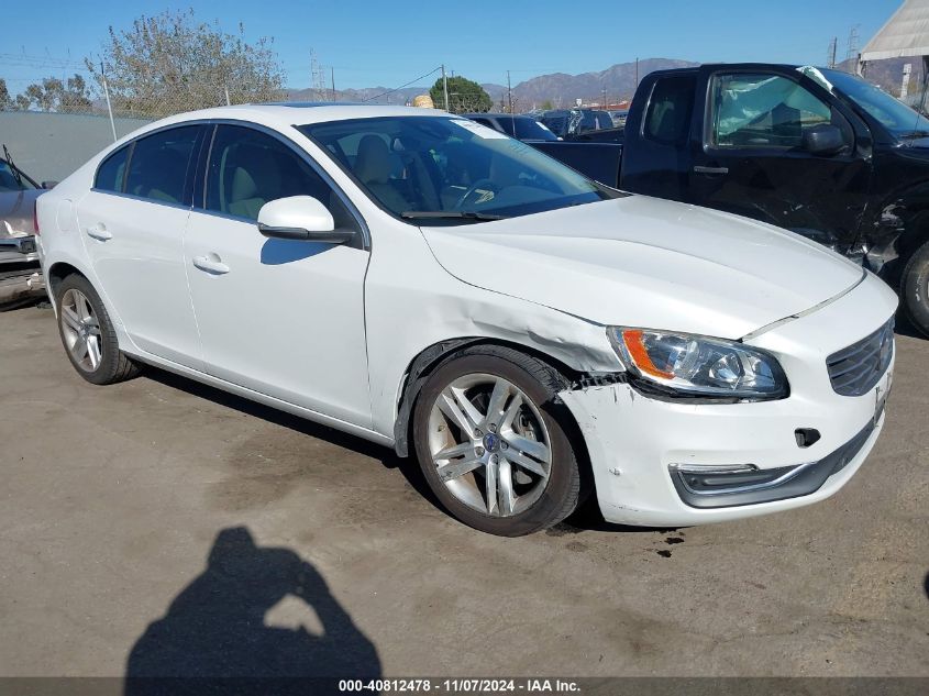 2014 Volvo S60 T5 VIN: YV1612FS5E2294576 Lot: 40812478