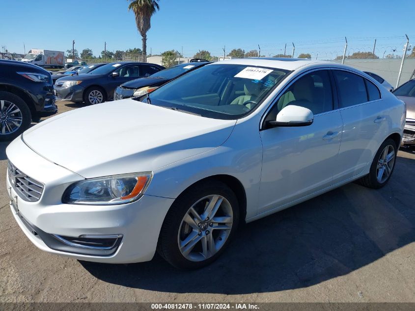 VIN YV1612FS5E2294576 2014 Volvo S60, T5 no.2