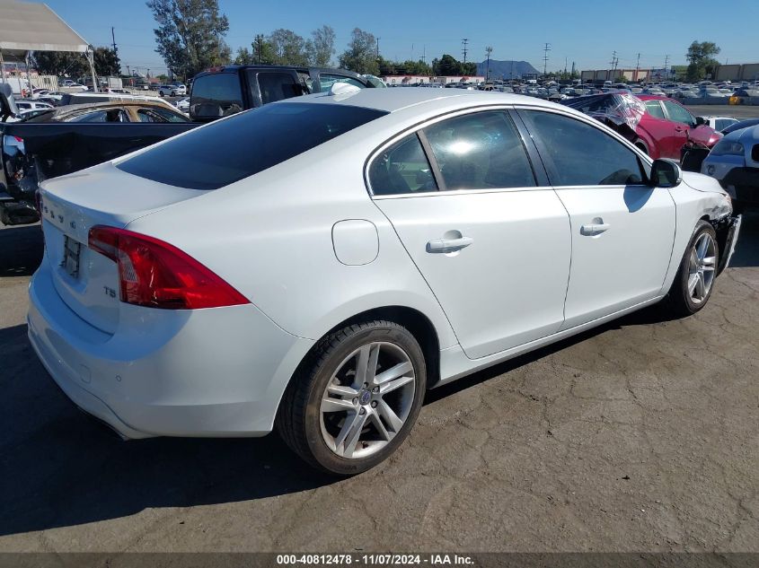 2014 Volvo S60 T5 VIN: YV1612FS5E2294576 Lot: 40812478