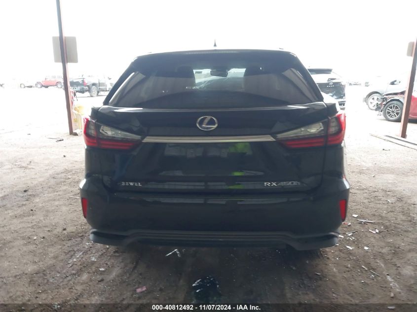 2016 Lexus Rx 450H VIN: 2T2BGMCA2GC002294 Lot: 40812492