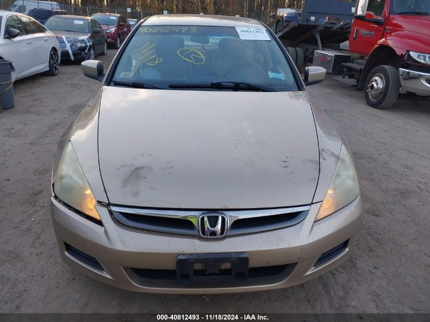 2006 Honda Accord 2.4 Ex VIN: 1HGCM56726A166785 Lot: 40812493