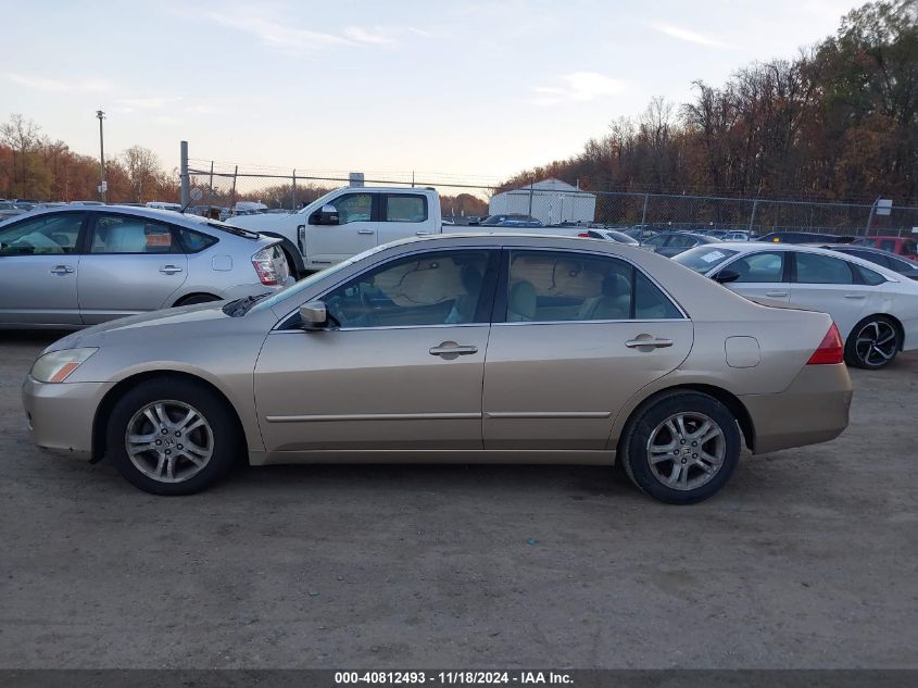 2006 Honda Accord 2.4 Ex VIN: 1HGCM56726A166785 Lot: 40812493