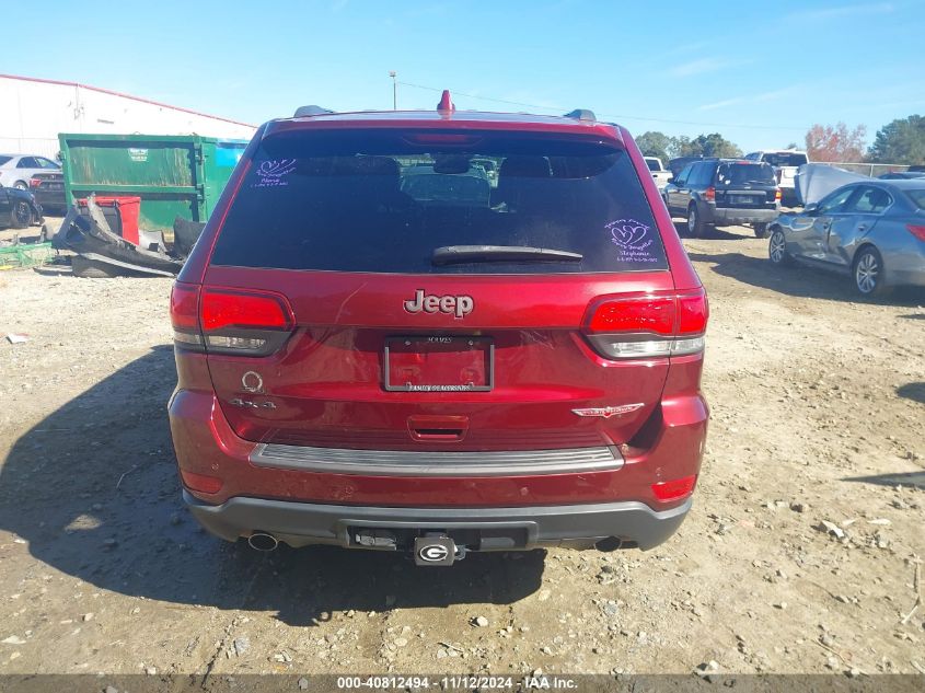 2019 Jeep Grand Cherokee Trailhawk 4X4 VIN: 1C4RJFLG4KC716725 Lot: 40812494