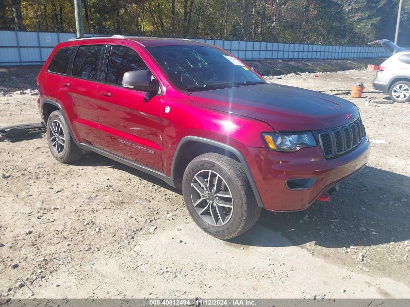 2019 Jeep Grand Cherokee Trailhawk 4X4 VIN: 1C4RJFLG4KC716725 Lot: 40812494