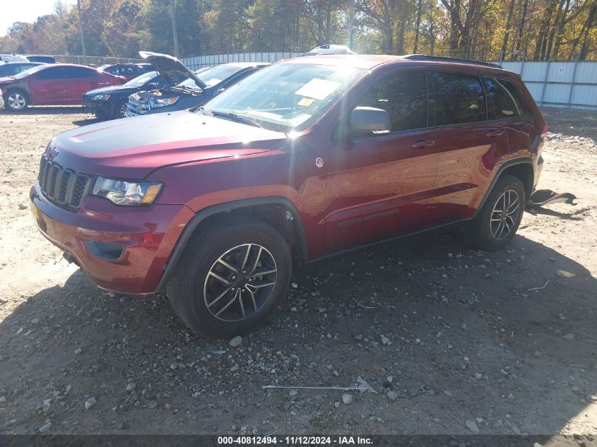 2019 Jeep Grand Cherokee Trailhawk 4X4 VIN: 1C4RJFLG4KC716725 Lot: 40812494