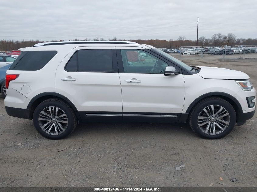 2017 Ford Explorer Platinum VIN: 1FM5K8HT7HGA56013 Lot: 40812496