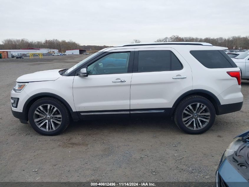 2017 Ford Explorer Platinum VIN: 1FM5K8HT7HGA56013 Lot: 40812496