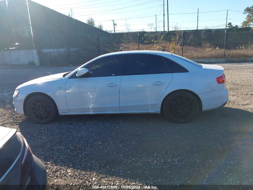 2014 AUDI A4 2.0T PREMIUM - WAUFFAFL5EN007792