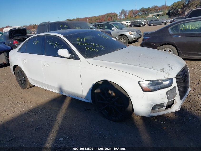 2014 AUDI A4 2.0T PREMIUM - WAUFFAFL5EN007792