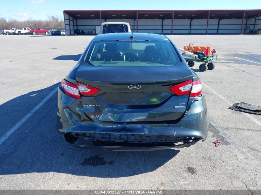 2016 Ford Fusion Se VIN: 3FA6P0HD3GR201906 Lot: 40812527