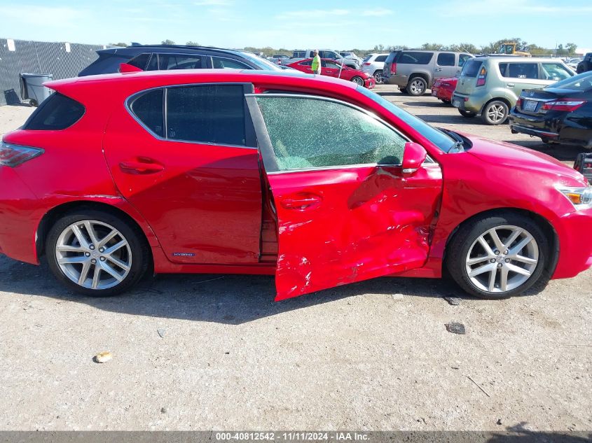 2015 Lexus Ct VIN: JTHKD5BH7F2221085 Lot: 40812542