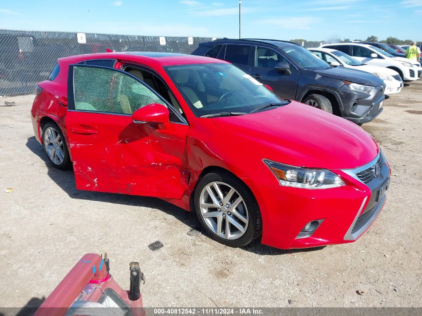 VIN JTHKD5BH7F2221085 2015 Lexus CT, 200H no.1