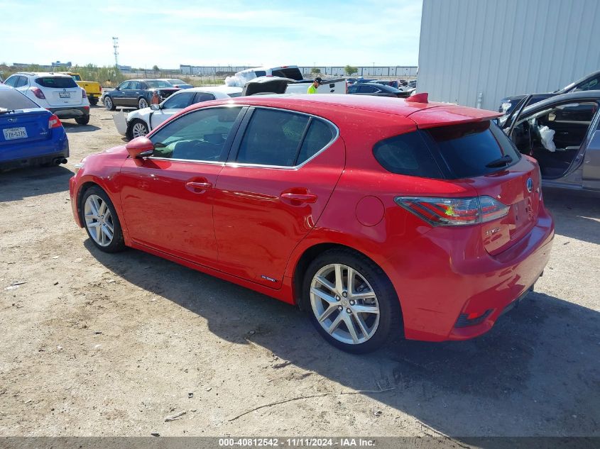 2015 Lexus Ct VIN: JTHKD5BH7F2221085 Lot: 40812542