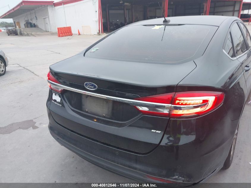 2018 Ford Fusion Se VIN: 3FA6P0H7XJR171367 Lot: 40812546