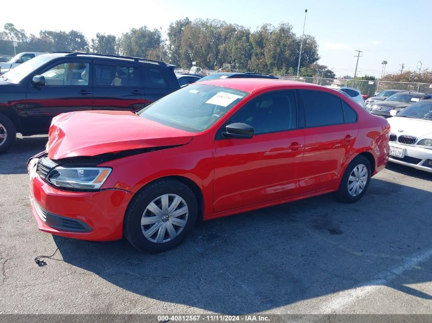 2015 Volkswagen Jetta Sedan 2.0L S VIN: 3VW2K7AJ6FM251854 Lot: 40812567