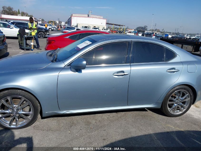 2008 Lexus Is 250 VIN: JTHBK262285068868 Lot: 40812570