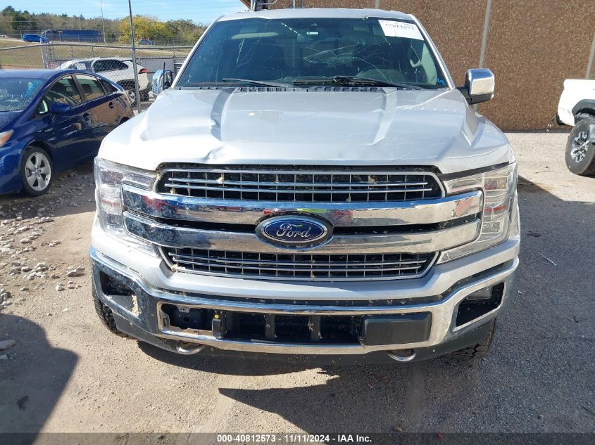 2019 Ford F150 Lariat VIN: 1FTEW1E46KKE33738 Lot: 40812573