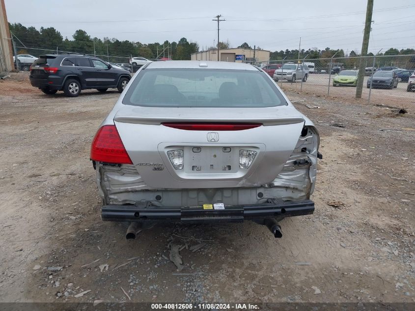 2007 Honda Accord 3.0 Ex VIN: 1HGCM66567A080322 Lot: 40812605