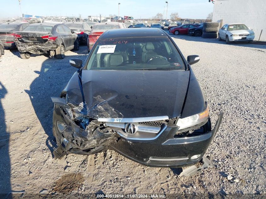 2008 Acura Tl 3.2 VIN: 19UUA66208A044467 Lot: 40812614