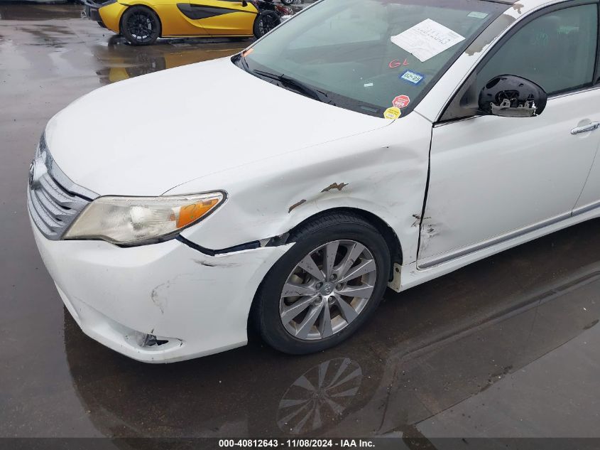 2011 Toyota Avalon Limited VIN: 4T1BK3DB7BU398749 Lot: 40812643