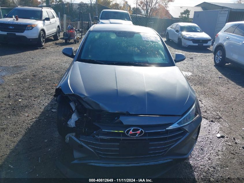 2019 Hyundai Elantra Se VIN: KMHD74LF5KU833577 Lot: 40812649