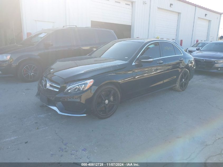 VIN 55SWF4KB9FU024403 2015 Mercedes-Benz C 300, 4Ma... no.2