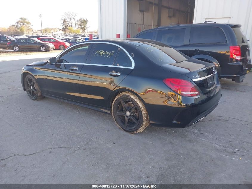 VIN 55SWF4KB9FU024403 2015 Mercedes-Benz C 300, 4Ma... no.3