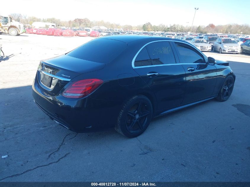 VIN 55SWF4KB9FU024403 2015 Mercedes-Benz C 300, 4Ma... no.4