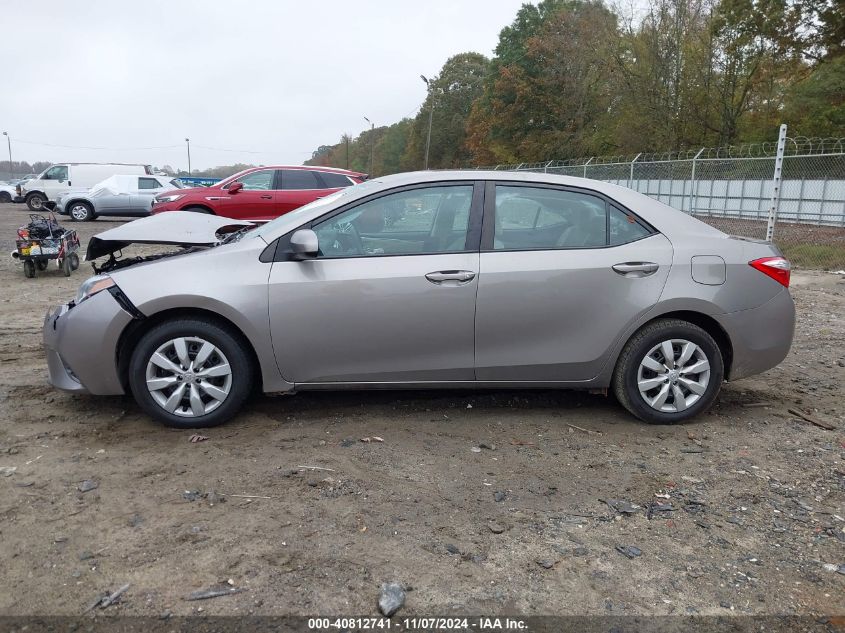 2015 Toyota Corolla Le VIN: 2T1BURHE3FC342722 Lot: 40812741