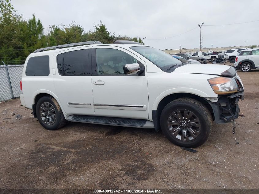 2015 Nissan Armada Platinum VIN: 5N1AA0NE4FN606267 Lot: 40812742