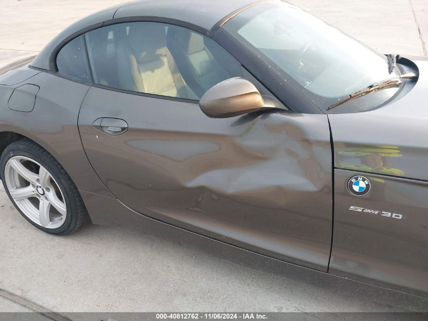 2011 BMW Z4 Sdrive30I VIN: WBALM5C59BE378469 Lot: 40812762