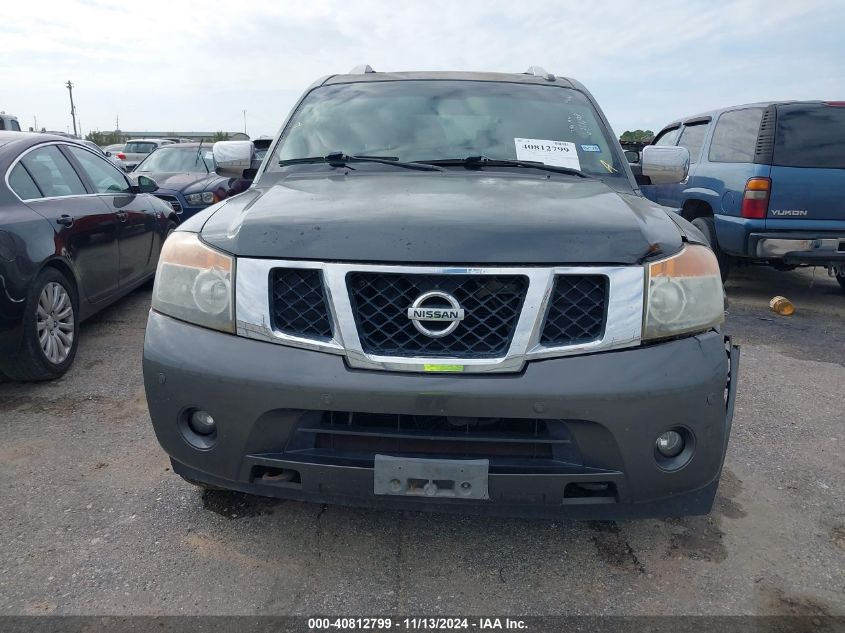 2010 Nissan Armada Platinum VIN: 5N1BA0NFXAN621698 Lot: 40812799