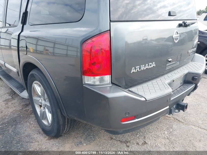 2010 Nissan Armada Platinum VIN: 5N1BA0NFXAN621698 Lot: 40812799