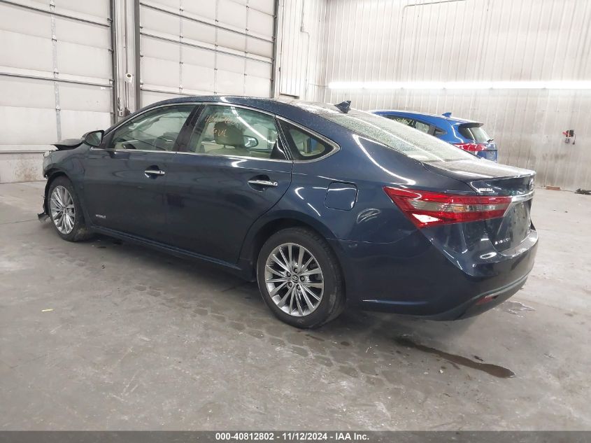 2016 Toyota Avalon Hybrid Limited VIN: 4T1BD1EB9GU050570 Lot: 40812802