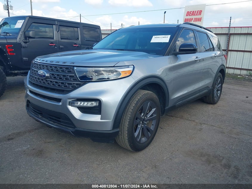 Vin: 1fmsk7dh8nga35150, lot: 41302370, ford explorer xlt 20222