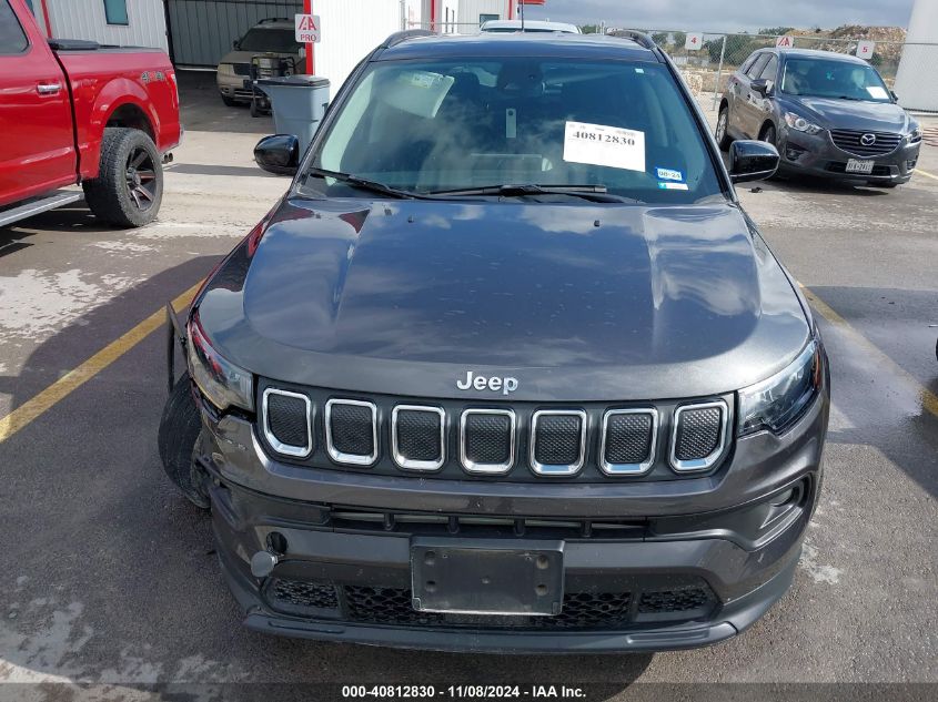 2022 Jeep Compass Latitude 4X4 VIN: 3C4NJDBB8NT186115 Lot: 40812830