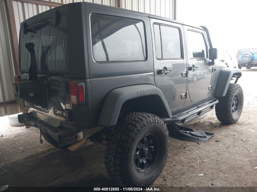 VIN 1C4BJWDG8EL243464 2014 Jeep Wrangler, Unlimited... no.4