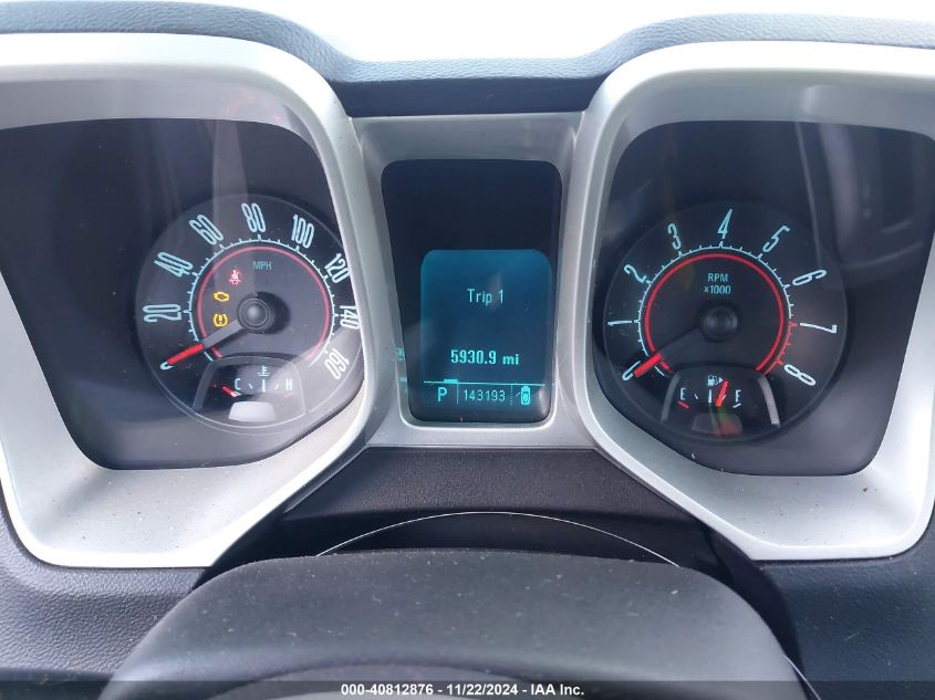 2011 CHEVROLET CAMARO VIN: 2G1FC1ED7B9100309